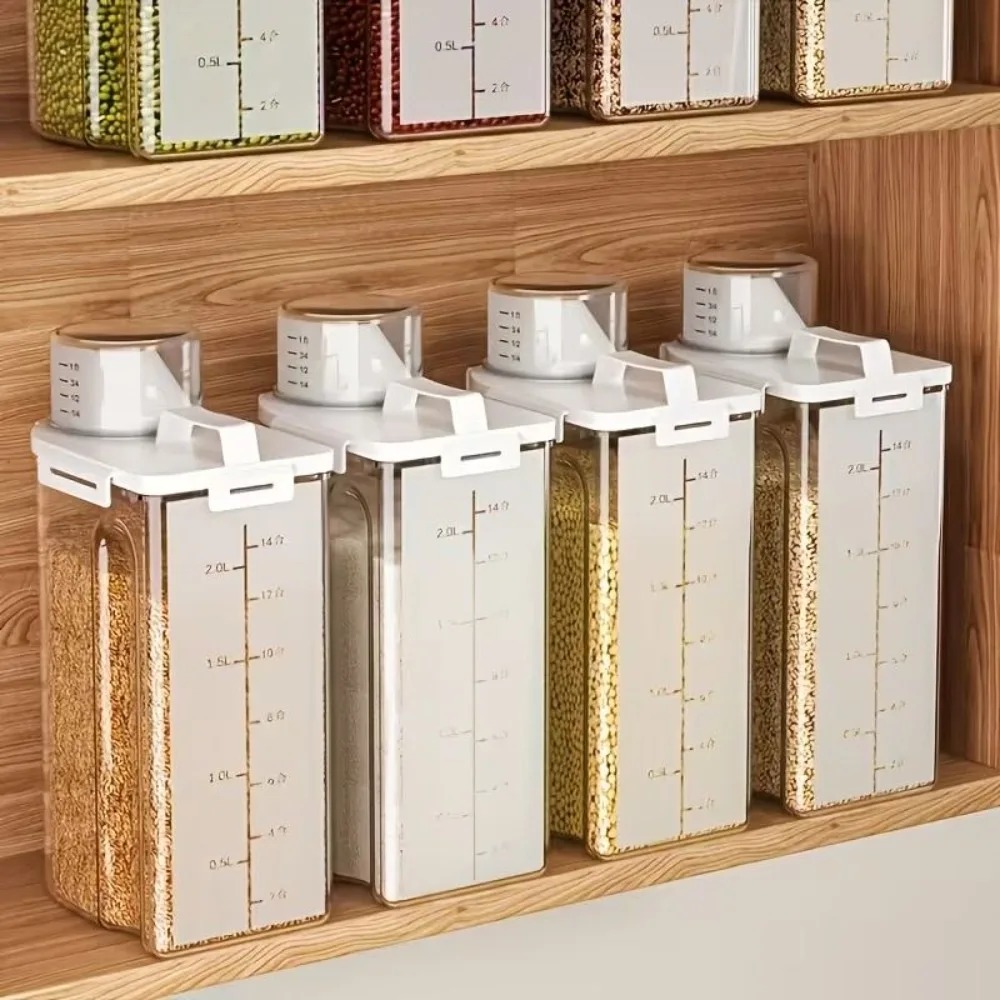 Food Packed Snacks - Confezione da 4 contenitori per riso