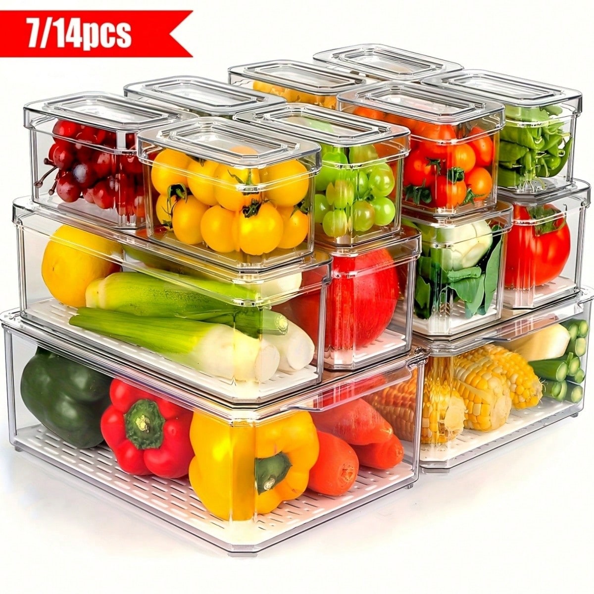 Set di 7/14 Contenitori Impila - Food Packed Snacks recensione e prezzo