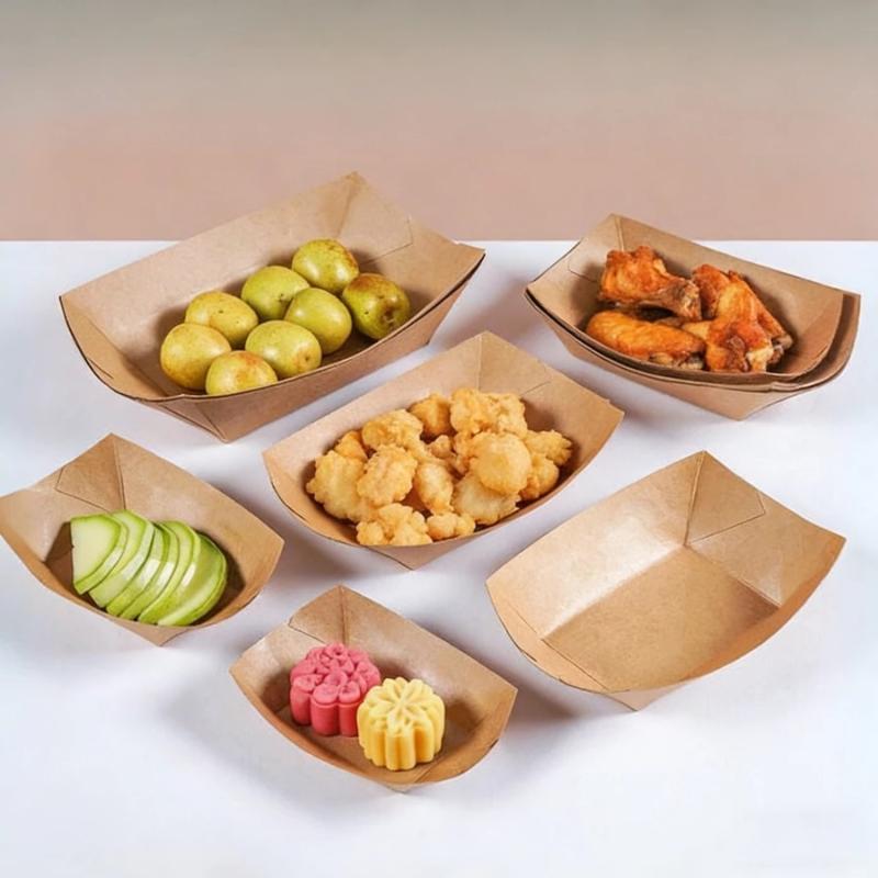Vassoi a barca in carta kraft  - Food Packed Snacks recensione e prezzo