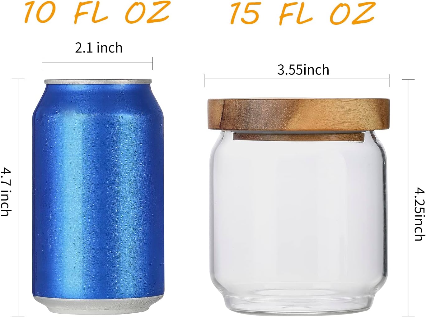 Set di 4 Barattoli in Vetro Tr - Food Packed Snacks recensione e prezzo