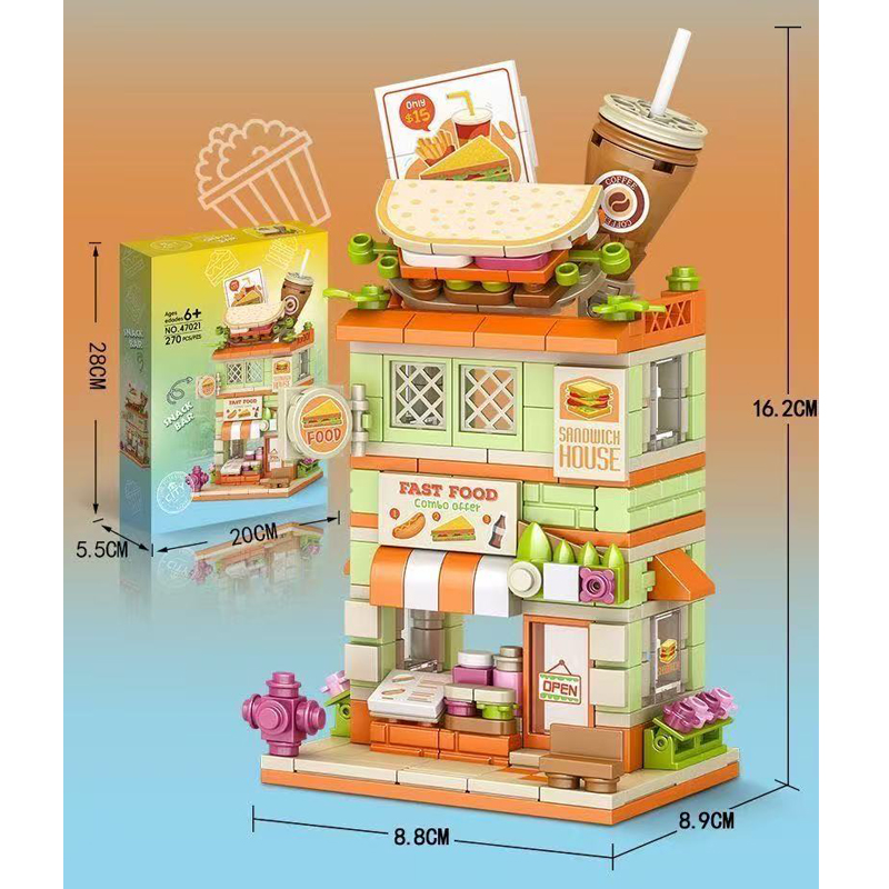 Mattoncini Creativi per Snack  - Food City Snacks recensione e prezzo